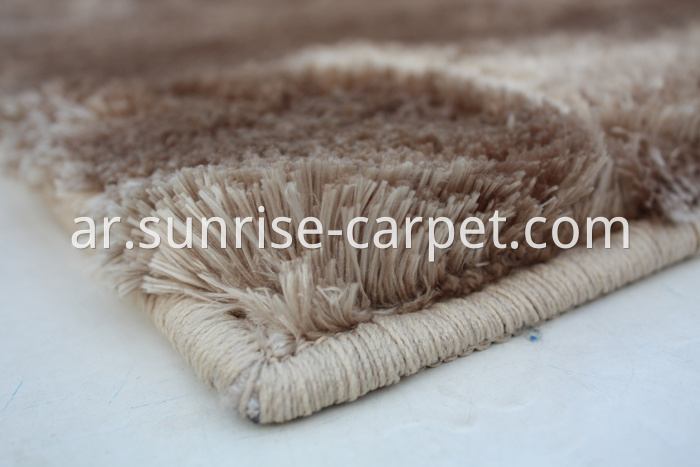 Floor Shaggy Carpet for home in Beige color